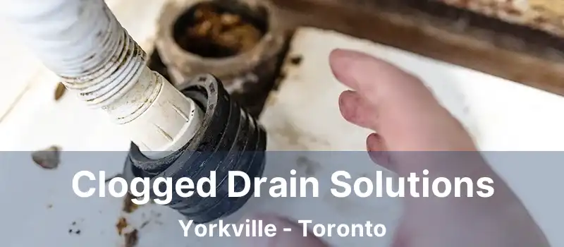  Clogged Drain Solutions Yorkville - Toronto