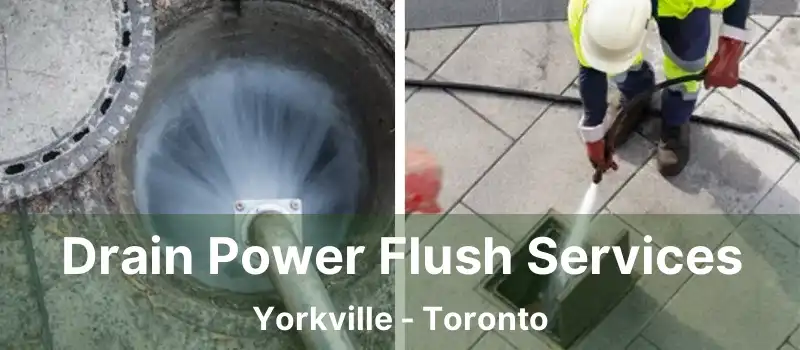  Drain Power Flush Services Yorkville - Toronto